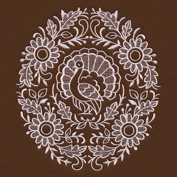 Exquisite Thanksgiving Feature (Whitework) - Image 3