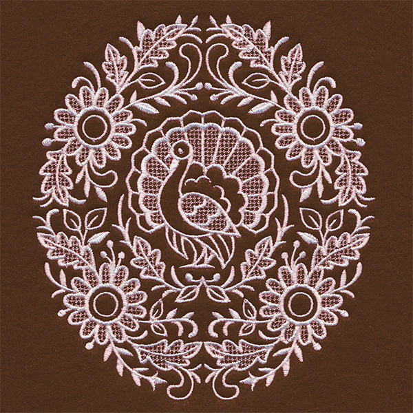 Exquisite Thanksgiving Feature (Whitework) - Image 5