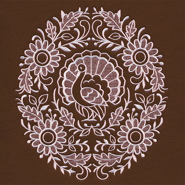 Exquisite Thanksgiving Feature (Whitework) - Image 9