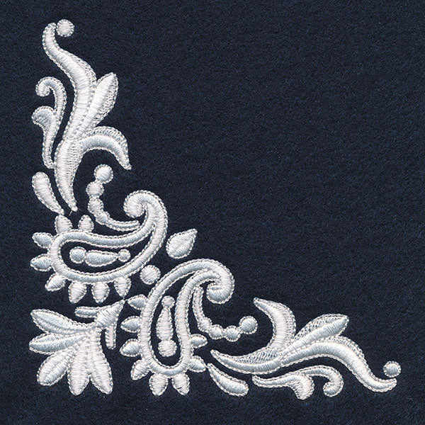 Exquisite Western Paisley Corner (Whitework) - Image 3