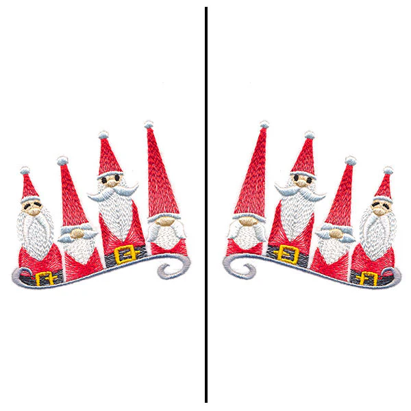 Fa-la-la Festive Santa Mask Motif - Image 2