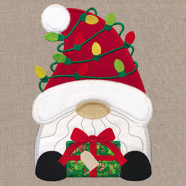 Fa-la-la-la Festive Gnome (Heirloom Applique) - Image 4