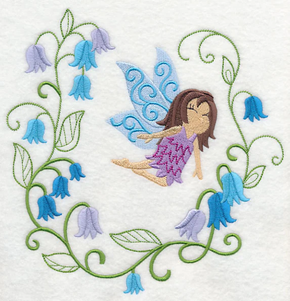 Fairy Bonnie with Bluebell Wreath - Image 6