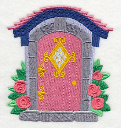 Fairy Door with Roses - Image 2