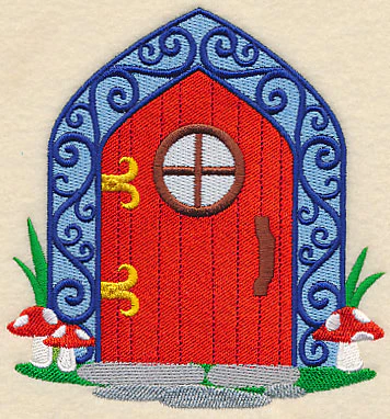 Fairy Door with Toadstools - Image 2