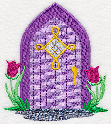 Fairy Door with Tulips - Image 2