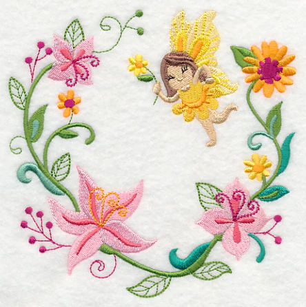 Fairy Laurie with Lily Wreath - Image 3
