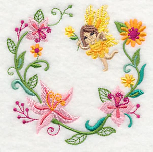 Fairy Laurie with Lily Wreath - Image 5