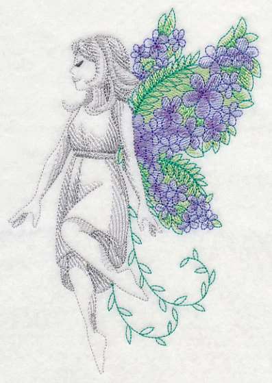 Fairy with Flower Wings - Image 3