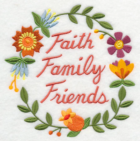 Faith Family Friends Wreath - Image 3
