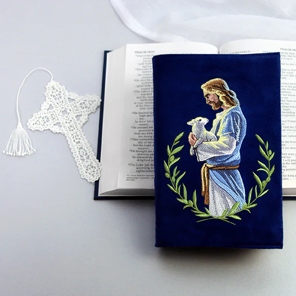 Faithful Cross Bookmark with Tassel (Battenburg Lace) - Image 3