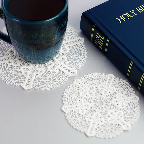 Faithful Cross Doily (Battenburg Lace) - Image 4