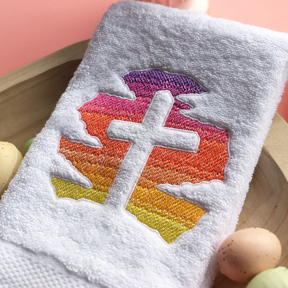 Faithful Cross Silhouette (Embossed) - Image 7