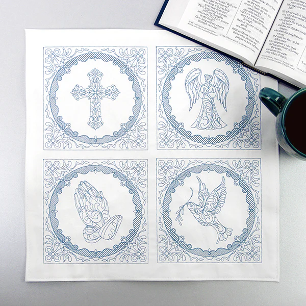 Faithful Stitches - Angel (Trapunto) - Image 4