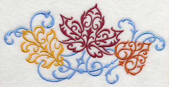 Fall Breeze Filigree Leaves - Image 3