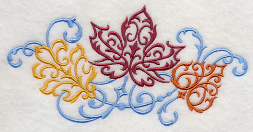Fall Breeze Filigree Leaves - Image 4