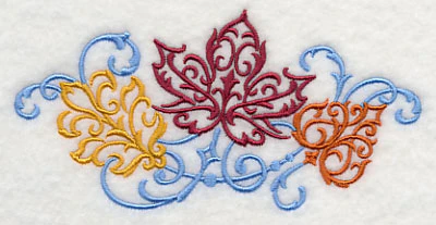 Fall Breeze Filigree Leaves - Image 5