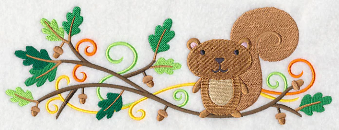 Fall Filigree Squirrel - Image 2