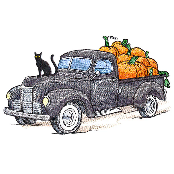 Fall Fun Retro Truck - Image 5