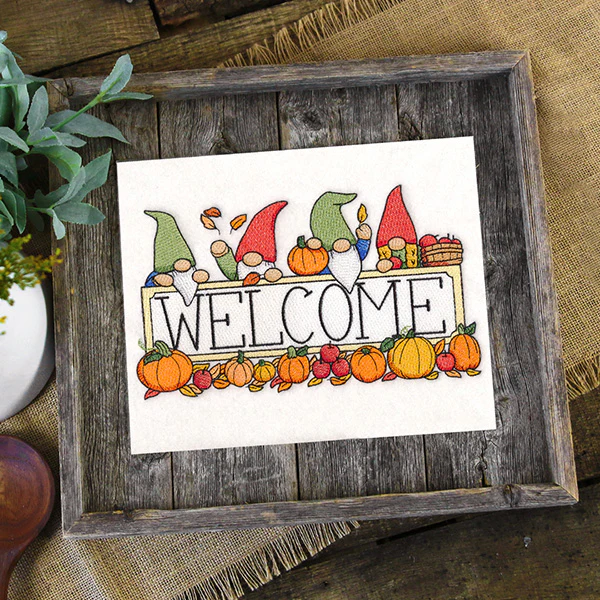 Fall Gnome Welcome Sign - Image 6