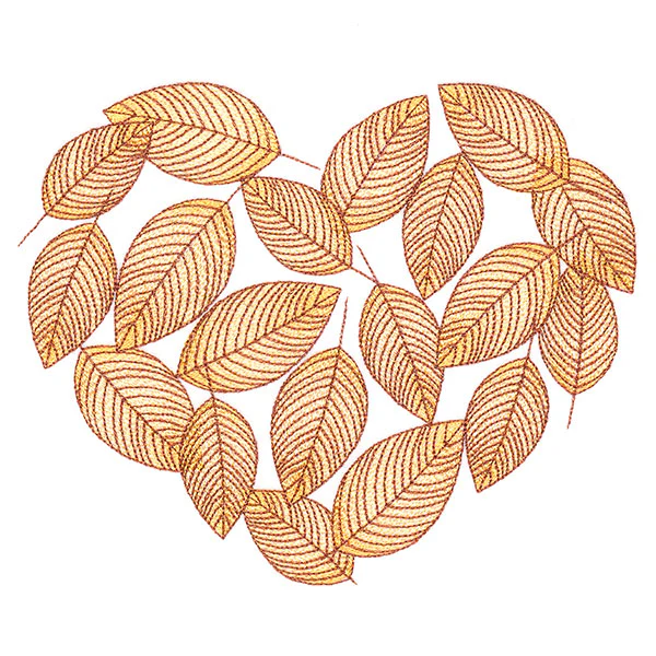 Fall into Leaves Heart - Image 5