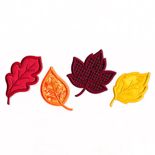 Fall Leaf Border (Applique) - Image 3