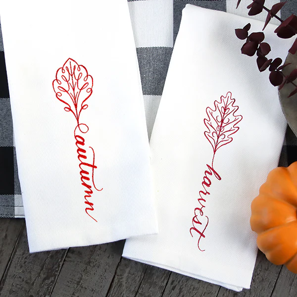 Fall Leaves Calligraphy - Autumn - Image 8