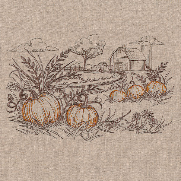 Fall on the Farm Landscape
