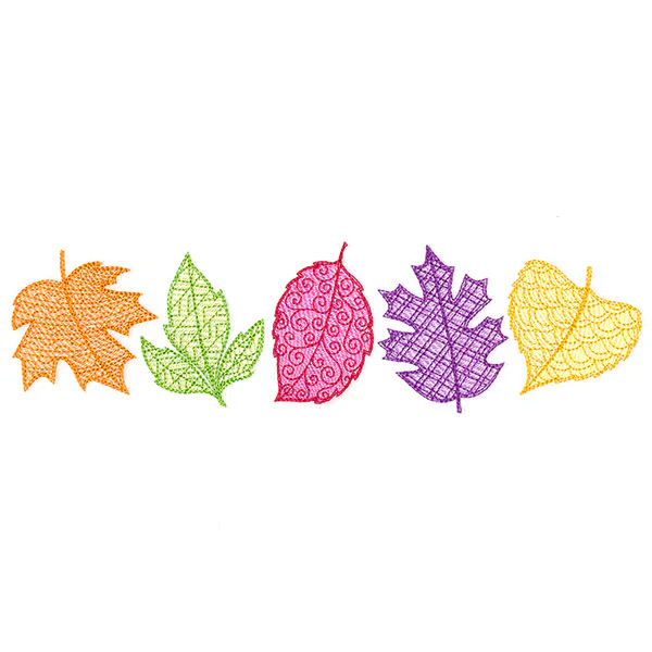 Falling For You Leaf Border - Image 2