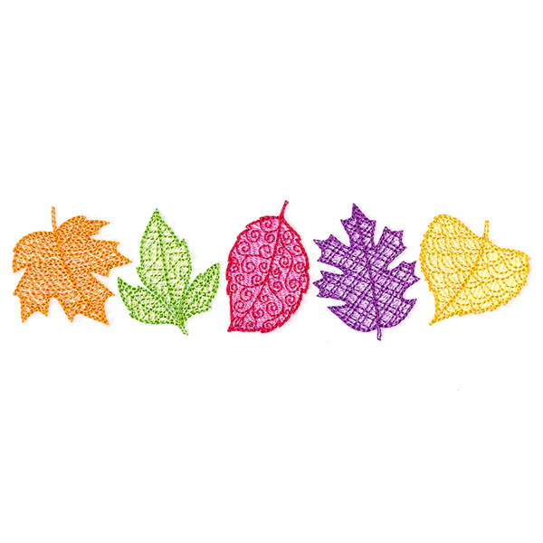 Falling For You Leaf Border - Image 4