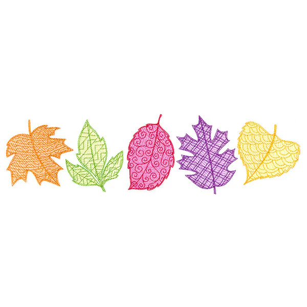 Falling For You Leaf Border - Image 5