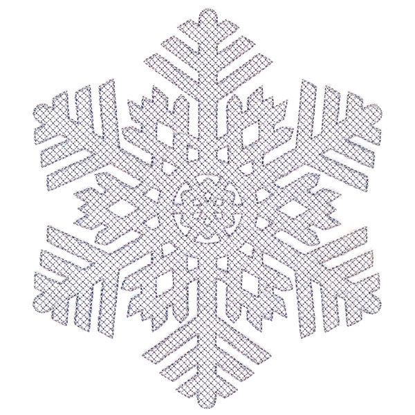 Falling Winter Snowflake (Embossed) - Image 2
