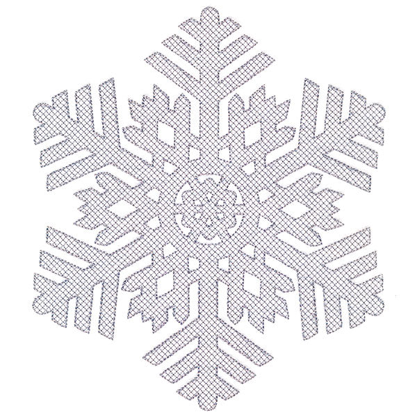 Falling Winter Snowflake (Embossed) - Image 4