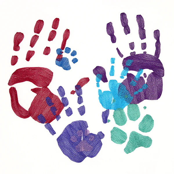 Family Handprints - Dad - Image 10