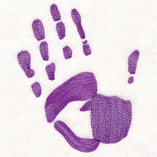 Family Handprints - Dad - Image 7
