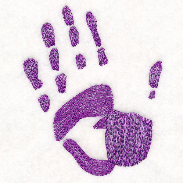 Family Handprints - Dad - Image 9
