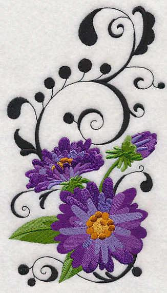 Fanciful Aster Flower - Image 3