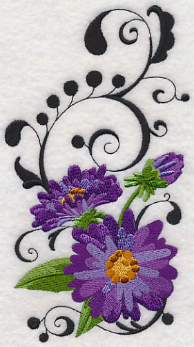 Fanciful Aster Flower - Image 4