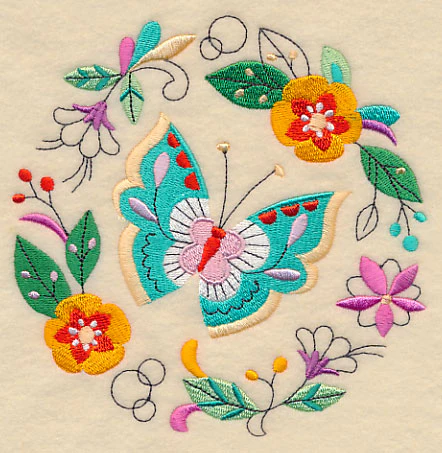 Fanciful Butterfly Wreath - Image 3