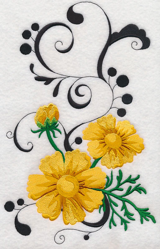 Fanciful Cosmos Flower