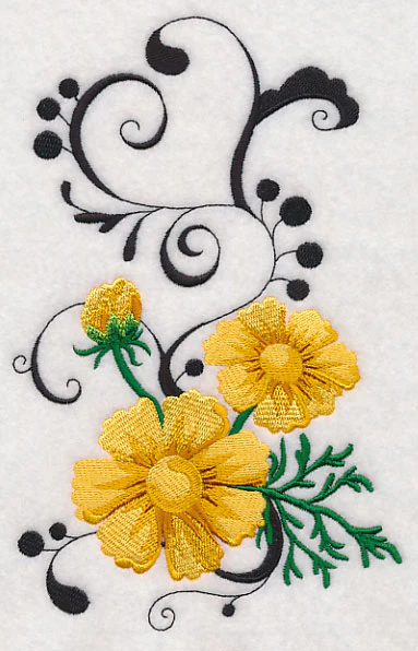 Fanciful Cosmos Flower - Image 3