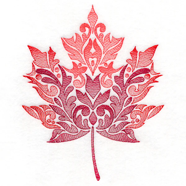 Fanciful Fall Maple Leaf - Image 3