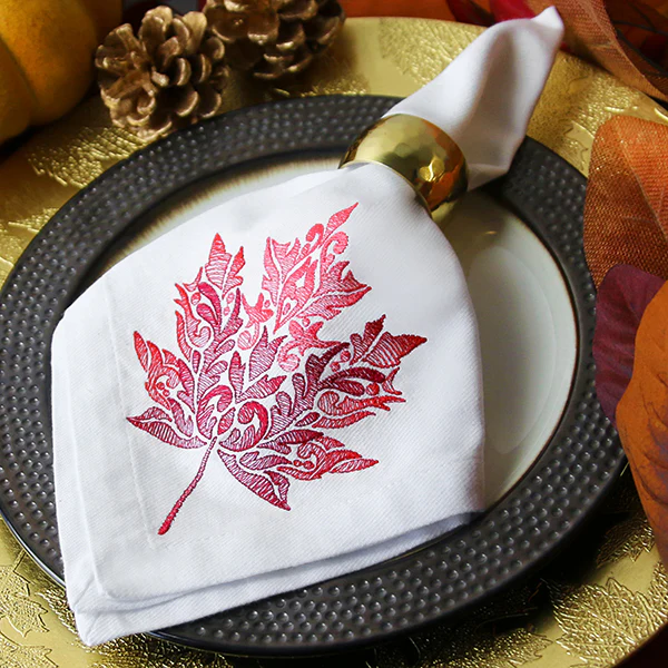 Fanciful Fall Maple Leaf - Image 4