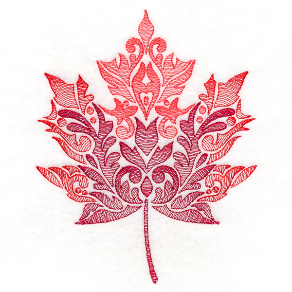 Fanciful Fall Maple Leaf - Image 5