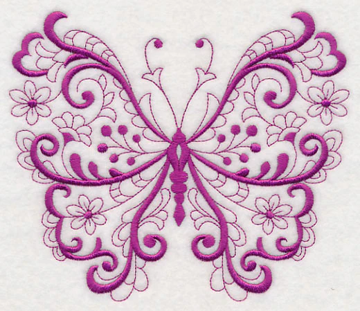 Fanciful Filigree Butterfly - Image 2