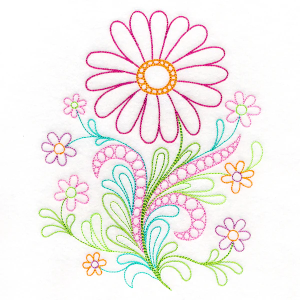 Fanciful Floral Bouquet (Vintage) - Image 2