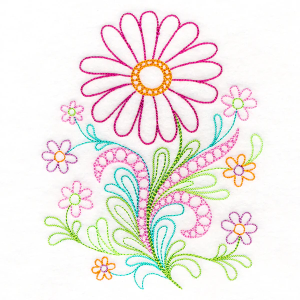 Fanciful Floral Bouquet (Vintage) - Image 3