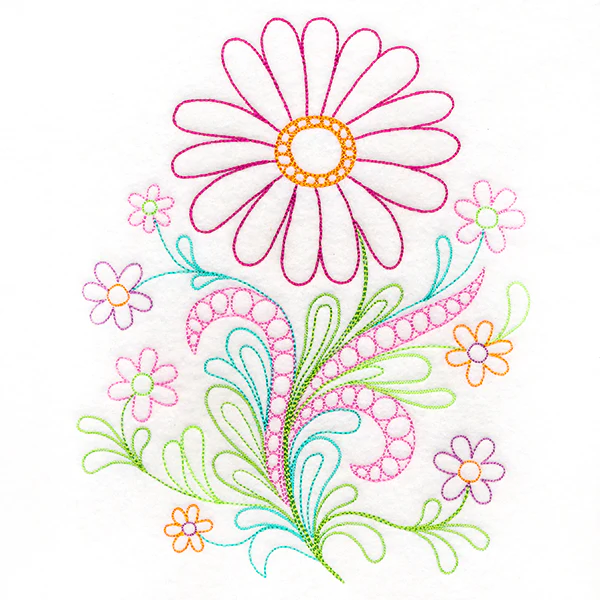 Fanciful Floral Bouquet (Vintage) - Image 5