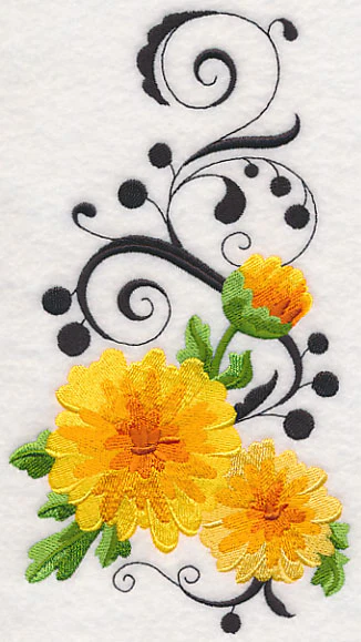 Fanciful Mum Flower - Image 3