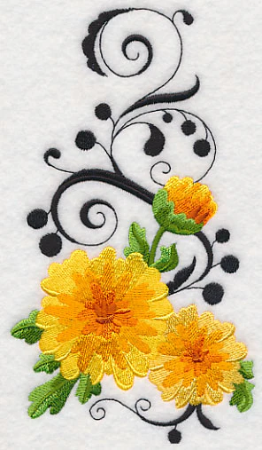 Fanciful Mum Flower - Image 4